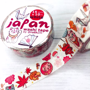 washi tape JAPANwhite