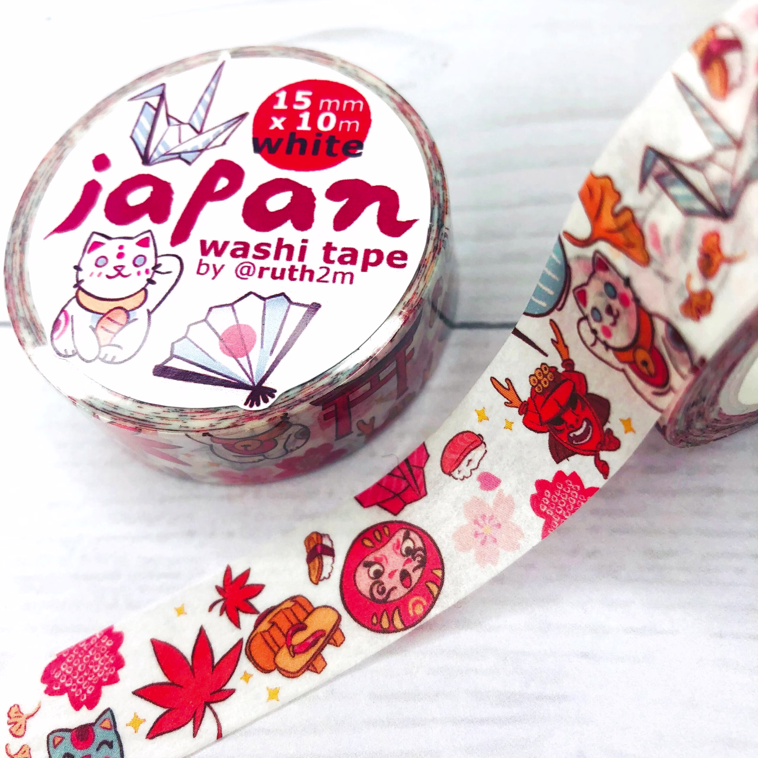 washi tape JAPANwhite