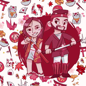 RETRATO personalizado - CHIBIretrato