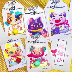 MANEKI NEKO omamori - pack suertudo