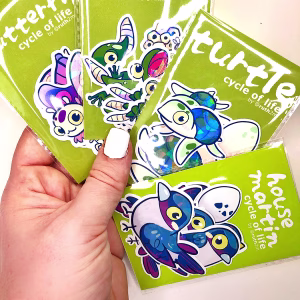 HOLOstickers - PACK4 CycleOfLife