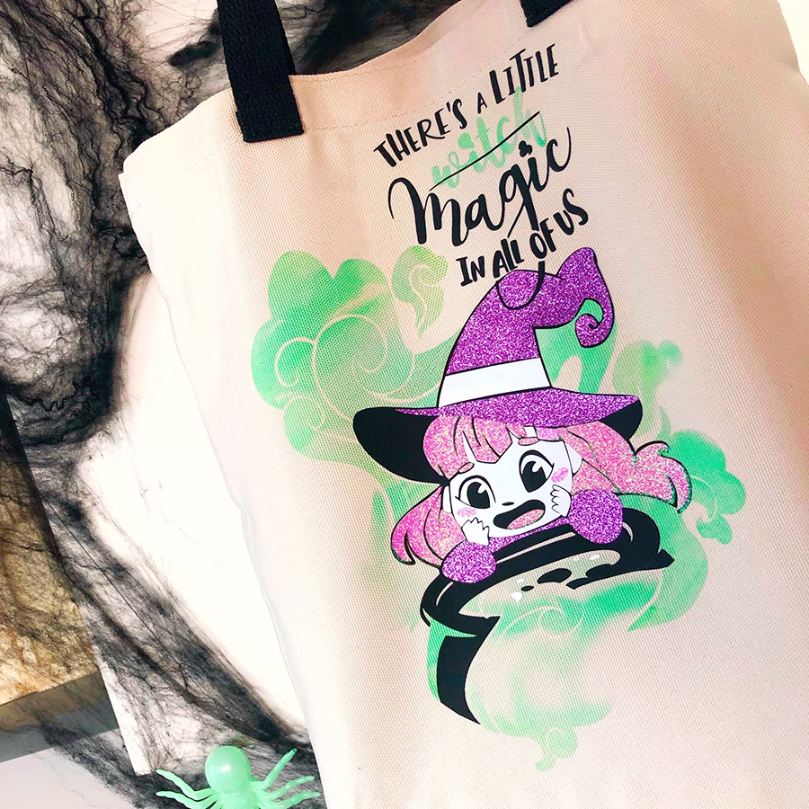 witchTOTEBAG - un halloween kawaii - Image 2