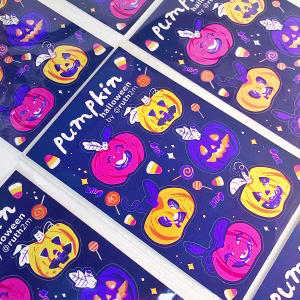 PUMPKINhalloween STICKERsheet